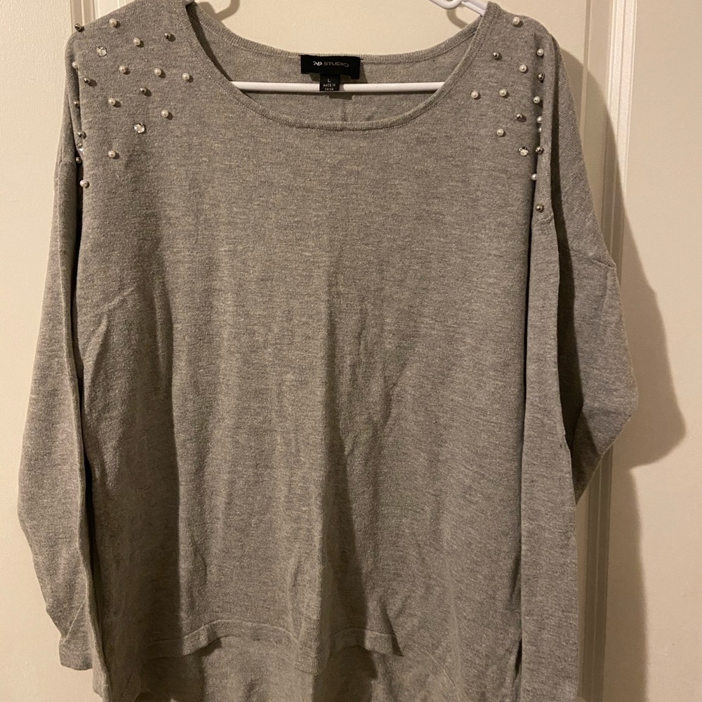 Gray sweater